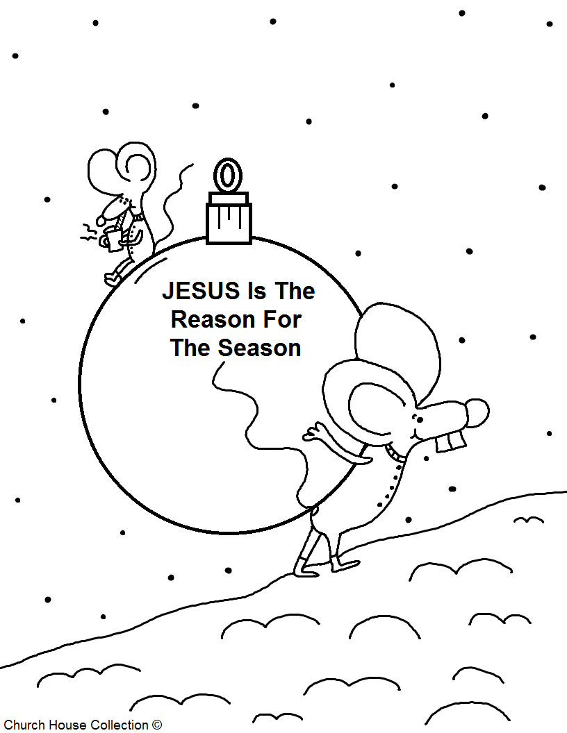 Jesus Is The Reason For The Season Coloring Pages